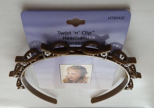 Twist N Clip Headband (Brown)