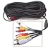 Q-See QS60F Audio, Video & Power 60 Foot Extension RCA Cable