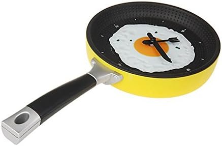 DS-Innovation Wall Decoration Frying Pan Clock (Yellow)