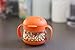 Ubbi cute BPA-free twin pack tweat snack container with attached lid and soft spill-proof guard, Orange/Blue