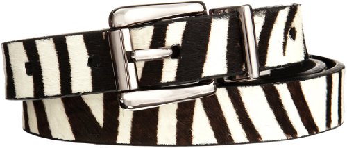 Nine West Womens Zebra Belt,zebra,large