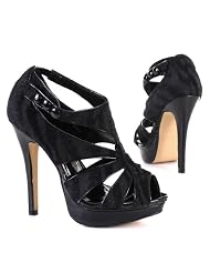 Damen Schuhe, Pumps, 80726-11, Synthetik in hochwertiger Lack Leder Optik