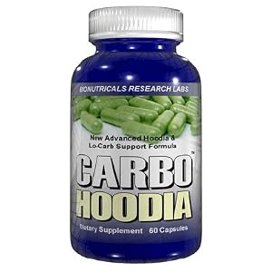 Carbo-Hoodia - 60 Capsules Carb Blocker with Hoodia Gordonii Atkins Weight Loss Diet Pills by Bionutricals