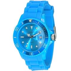 Madison New York Unisex-Armbanduhr Candy Time Analog Silikon blau U4167-06/2