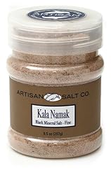 Artisan Salt Co. Kala Namak Indian Black Salt-fine, 9.5 Ounce Jars (Pack of 3)
