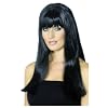80er Jahre Per�cke Cher schwarz Langhaarper�cke