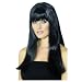 80er Jahre Per�cke Cher schwarz Langhaarper�cke