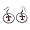 Tennessee Vols Volunteers Hoop Logo Earring Set Ncaa Charm Image #1
