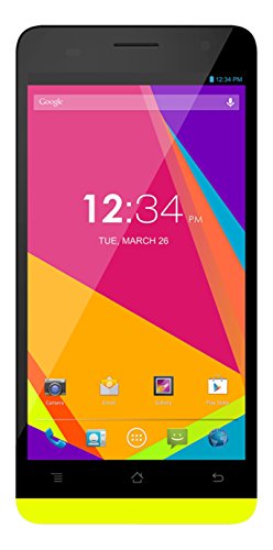 BLU Studio 5.0 S II D572a Unlocked GSM Quad-Core Android Phone - Retail Packaging - Yellow