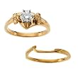 14K Yellow Gold Wedding Set - 0.52 Ct.