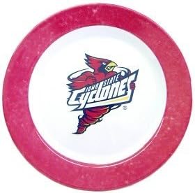 Iowa State Cyclones 4 Piece Dinner Plate Set
