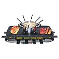 Wimmeley 3-in-1 Fondue Grill with Raclette
