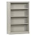 Sandusky Lee BQ10351352-05 Dove Gray Steel Powder Coat Snapit Bookcase with Adjustable Shelve, 52" Height x 34-1/2" Width x 13" Depth, 4 Shelves
