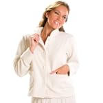 Veste de pyjama polaire - femme - ivoire