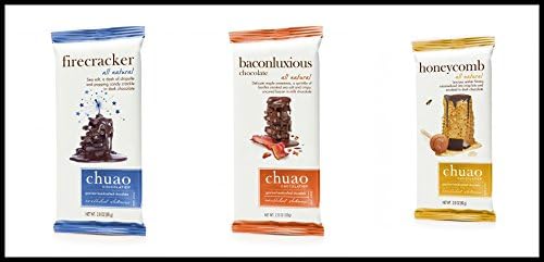 Chuaochocolatier Combo 2.8oz Firecracker, Baconluxious, Honey Combo, 2 each(Pack of 6) ...