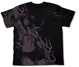 一騎当千XX 関羽雲長オールプリント Tシャツ ブラック サイズ:XL