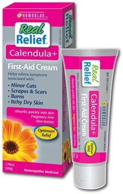 New - Homeolab USA Real Relief Calendula Pain Relief Cream - 1.76 oz
