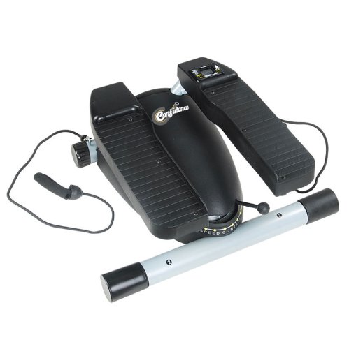 Confidence Lateral Thigh Trainer Twist Stepper - Black/Silver