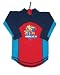 Bright Bots UPF50+ Australian Boys 2 Piece Sunsuit Red/Navy Shorts and Long Sleeve Topsize 2-3 years