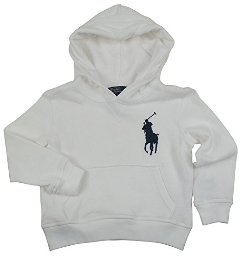 Polo Ralph Lauren Kids 2-7 Long Sleeve Big Pony Logo Pullover Hoodie-W-4/4T