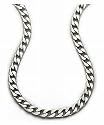 Silver Gents Solid 1oz Diamond Cut 20" Curb Chain