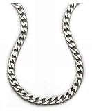 Silver Gents Solid 1oz Diamond Cut 20 Curb Chain