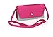 Leiwo Women's Multifunction Long Card Holder Purse Wallet With Shoulder Straps