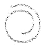 Bold and Heavy Mens Stainless Steel Necklace