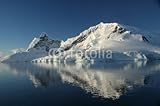 IMAGE OF Wallmonkeys Peel and Stick Wall Decals - Antarctica Mountain, Mirrored in Still Seas - 36