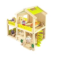 Educo By Hape Play Dollhouse With Balcony