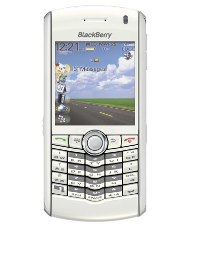 BlackBerry 8100 Unlocked Phone with GSM, 1.3 MP Camera and Email--International Version with No Warranty (White)