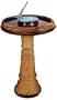 Henri Studios Drinking Bird Sundial Cast Stone Bird Bath