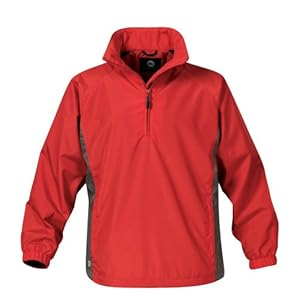 Stormtech Women's Micro Light Windshirt, Red/Granite, XX-Large