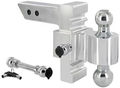 Rapid Hitch 3412 by Andersen Manufacturing with 5-3/4" Rise/Drop includes 2" and 2 5/16" Ball, and Locking Pin Set