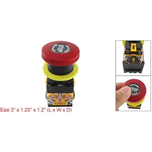 Self-locking Type Emergency Stop Red Mushroom Push Switch