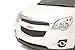 Auto Ventshade [AVS] Aeroskin Hood Protector | Fits 2010 - 2017 Chevrolet Equinox | Low Profile Deflector / Bug Shield - 1 pc., Chrome | 622053