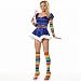Rainbow Brite Starburst Bright Complete Costume includes Dress, Stockings, Sleevelets and Belt