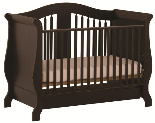 Stork Craft Aspen Stages Fixed Side Crib, Espresso