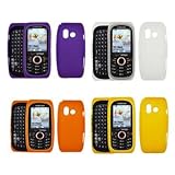 4 Pack of Soft Silicone Gel Skin Cover Cases for Samsung Intensity U450 (Pu ....