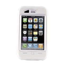 OtterBox Defender Series 3 Layer Protection Silicone Case iPhone 3G and 3GS - White/White