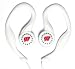 Koss SportClip Earphones with Wind Up Storage Case - University of Wisconsin Logo