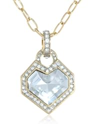 Juicy Couture Heart Gemstone Pendant Necklace, 32"