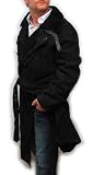 Polo Ralph Lauren Purple Label Mens Leather SheaRLing Fur Italy Jacket Coat Black $4695