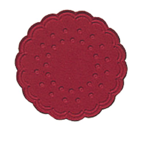 Duni Untersetzer 9lagig Tissue Uni 25er bordeaux, 