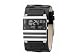 Fossil Gents Trend, Genuine Black Leather Strap, Digital Dial