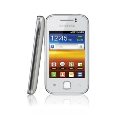 Samsung GT-S5360L Galaxy Y Unlocked Quad-Band 3G GSM Phone with Android OS, 3-Inch Touchscreen, 2MP Camera, Wi-Fi and GPS - US Warranty - White