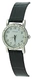 Citron Ladies Watch With White Dial And Black Strap