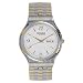 Caravelle Bulova Expansion Band Two Tone Day Date Mens Watch 45C10