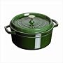 Staub 5 Quart Round Cocotte, Basil