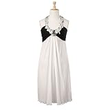 Shell Necklace Crinkle Cotton Dress (Petite, Tall & Misses Sizes XS-3X)